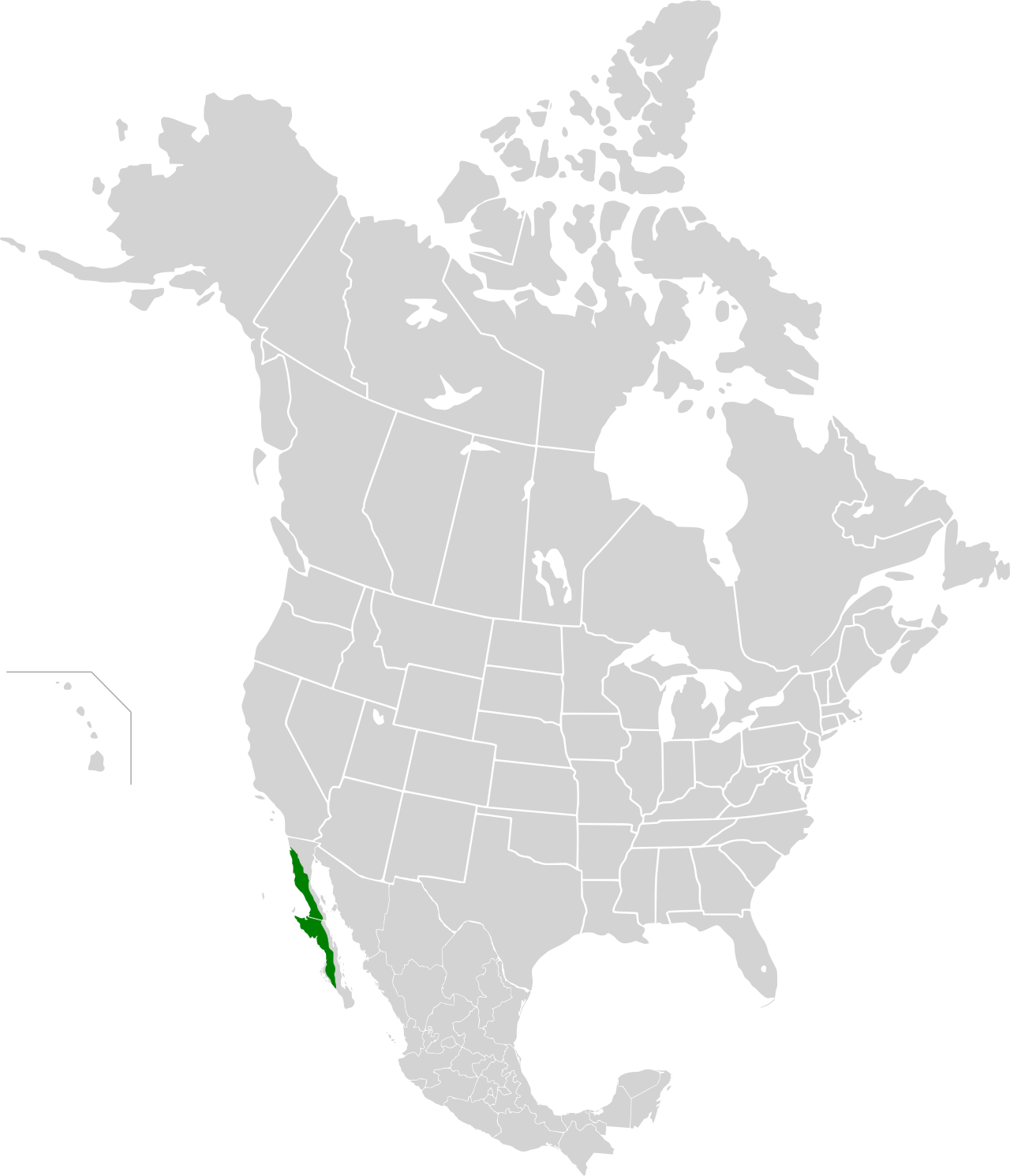 Baja California peninsula