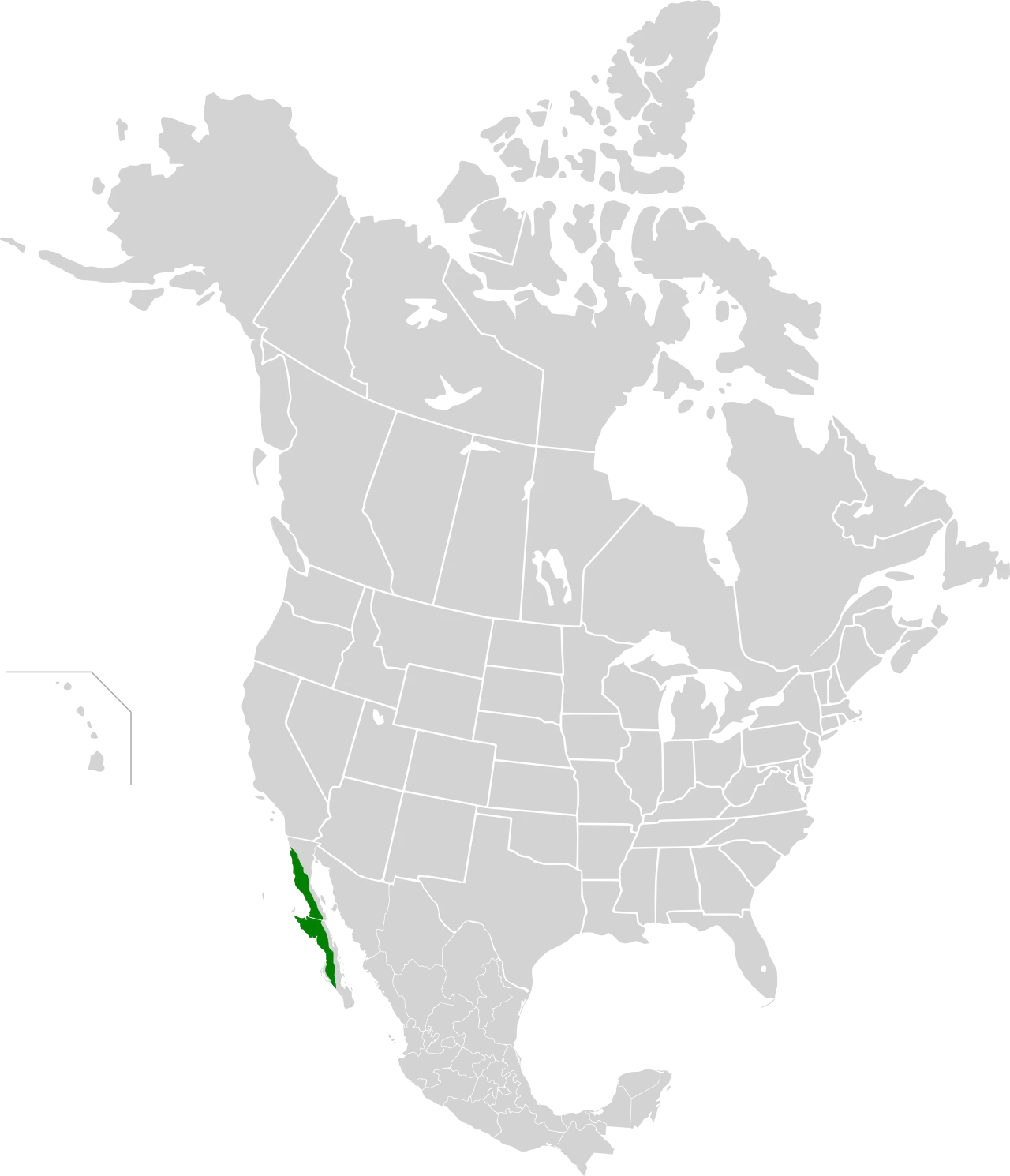 Baja California peninsula