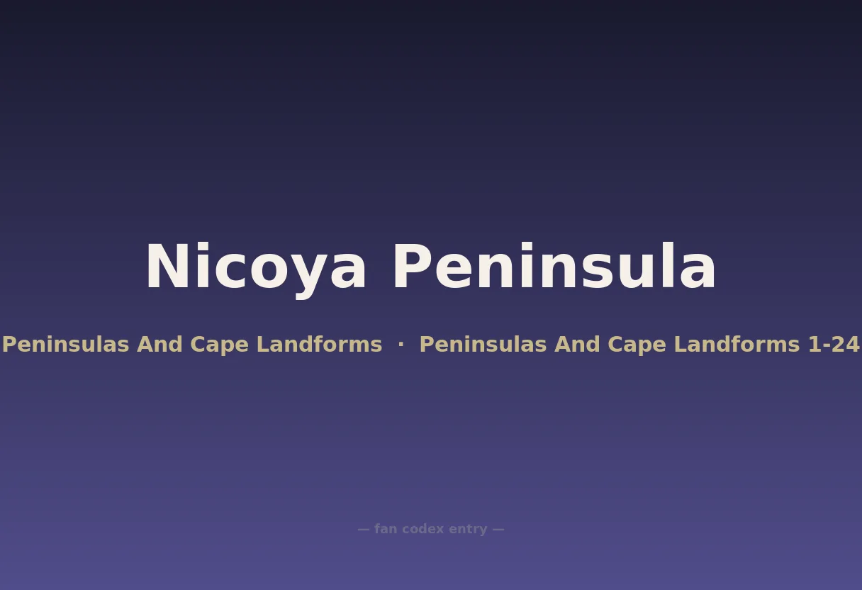 Nicoya Peninsula